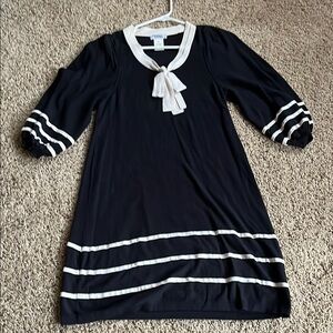 Sonia Rykiel Navy and cream dress